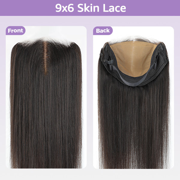 OQ Hair Straight Replaceable Zip Lace Tops For Block Wig