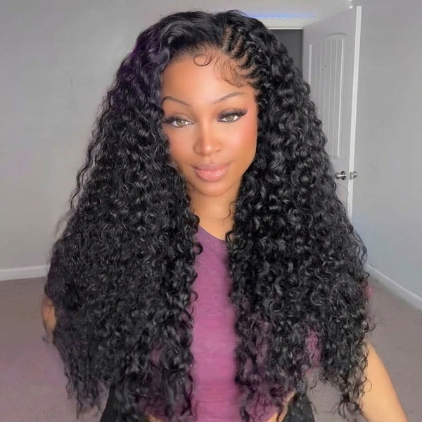 Water Wave Wig 13x6 HD Lace Frontal Wig Pre-Plucked With Baby Hair Glueless Wig Beginner Friendly