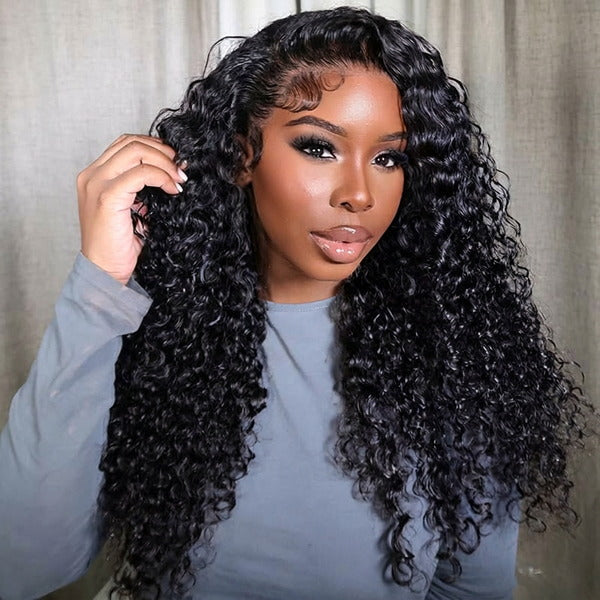 Water Wave Wig 13x6 HD Lace Frontal Wig Pre-Plucked With Baby Hair Glueless Wig Beginner Friendly