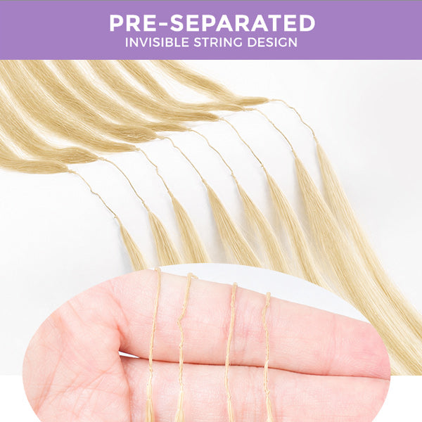 OQ HAIR 613 Honey Blonde Burmese Curly Crochet Human Hair Soft Defined Curls Beginner Friendly