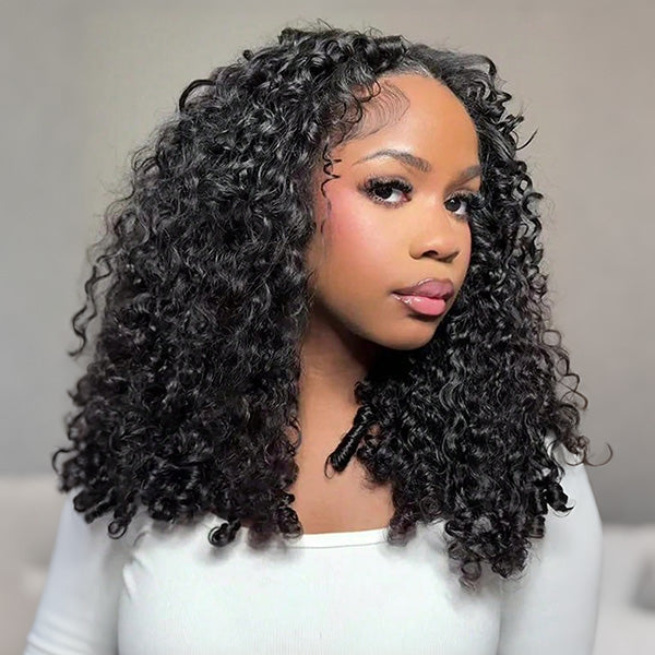 OQ HAIR Pro-Mix Bundle Deal Burmese Curly Crochet Human Hair Soft Defined Curls - Multiple Color Options