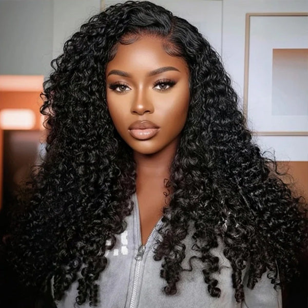 Bouncy Look Burmse Curly 250% Density 13x6 Lace Wear Go Wig With Elastic Drawstring Cap | Best Offer Guarantee