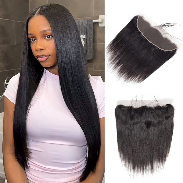Straight 13x4 Lace Frontal Human Virgin Hair