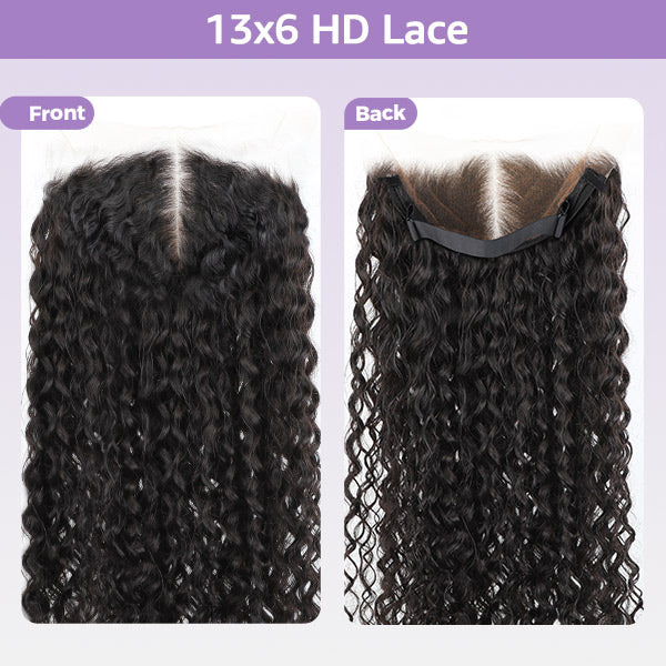 OQ Hair Water Wave Replaceable Zip Lace Tops For Block Wig