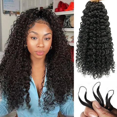 Lightweight Water Wave Crochet Human Hair | OQ HAIR – OQHAIR