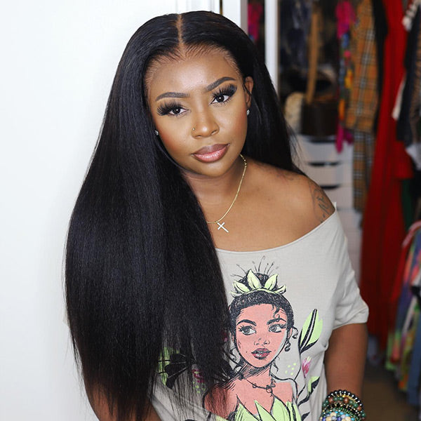 Flash Sale | Kinky Straight Wear Go Glueless Wigs 7x5 HD Lace Closure Wigs 100% Human Hair For Women