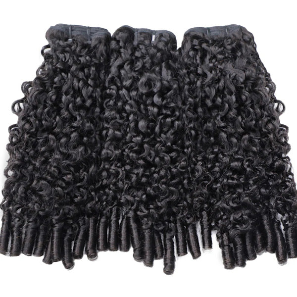 Burmese Curly Unprocessed Virgin Human Hair Bundles 1/3/4 Pcs