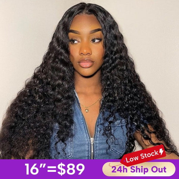 Exclusive Flash | Water Wave 7x5 Lace Wear Go Wig Pre-Bleached Knots Wig