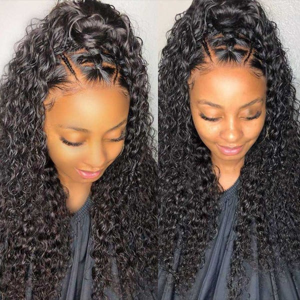 Flash Sale | Kinky Curly 13x4 Lace Frontal Wig Pre-plucked Hairline