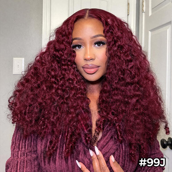 OQ HAIR Pro-Mix Bundle Deal Burmese Curly Crochet Human Hair Soft Defined Curls - Multiple Color Options