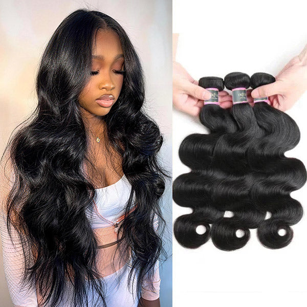 Body Wave Unprocessed Virgin Human Hair Bundles 1/3/4 Pcs