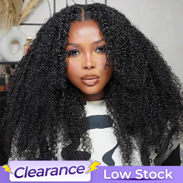 CLEARANCE | Kinky Curly Pre-cut 7x5 HD Lace Wear Go Glueless Wigs