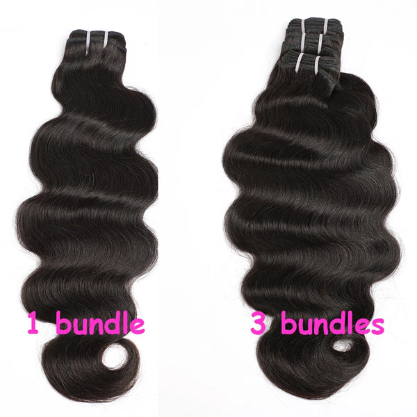 Body Wave Unprocessed Virgin Human Hair Bundles 1/3/4 Pcs Sew In Hair Weaves