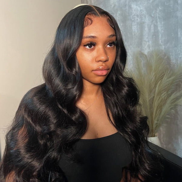 OQ HAIR Instant Wear Long Body Wave Pre-cut 9x6 Skin HD Lace Wear Go Glueless Wig For Travel