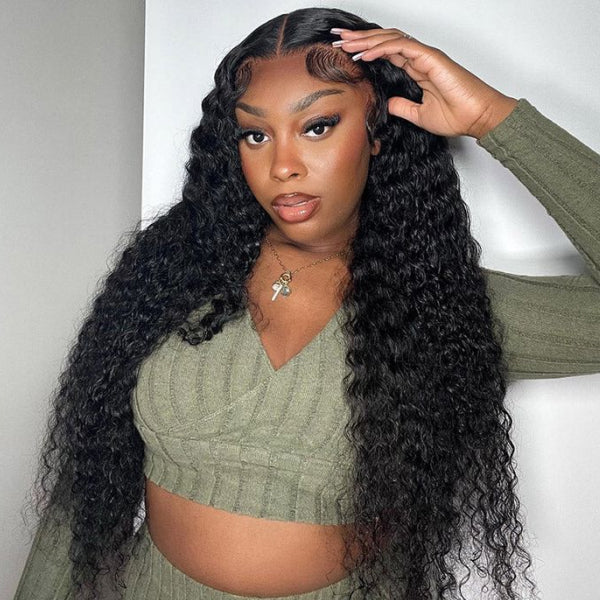 Flash Sale | Deep Wave 4x4 Lace Closure Human Hair Wig