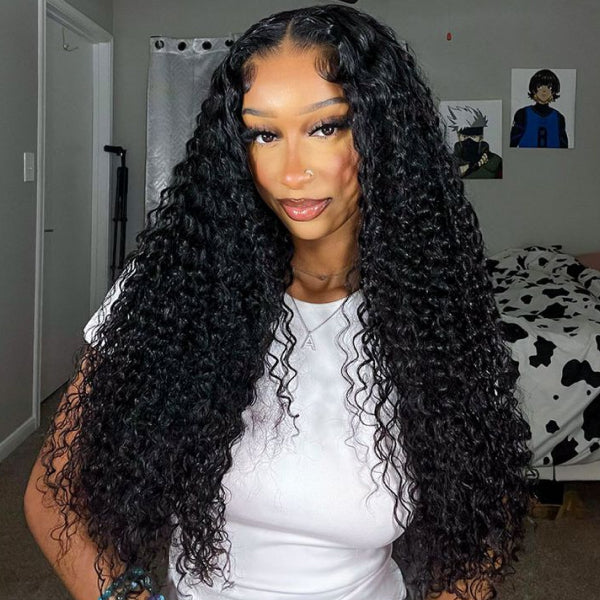 Flash Sale | Deep Wave 4x4 Lace Closure Human Hair Wig