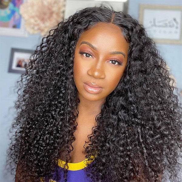 Today's Deal | Deep Wave & Kinky Curly Hair Pre-Cut 6x4 HD Lace Wear Go Glueless Wigs