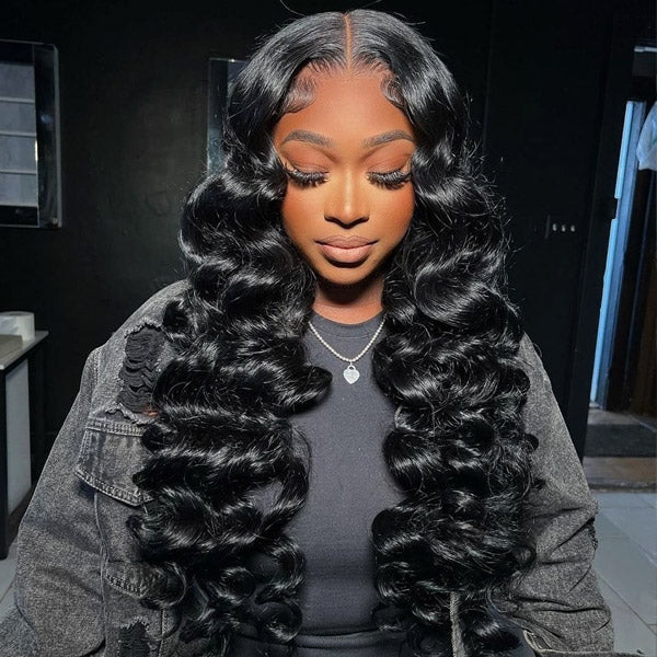OQ HAIR Loose Deep Wear Go Wig Pre-Cut 9x6 T Part Lace Wig Easy Install Glueless Wig