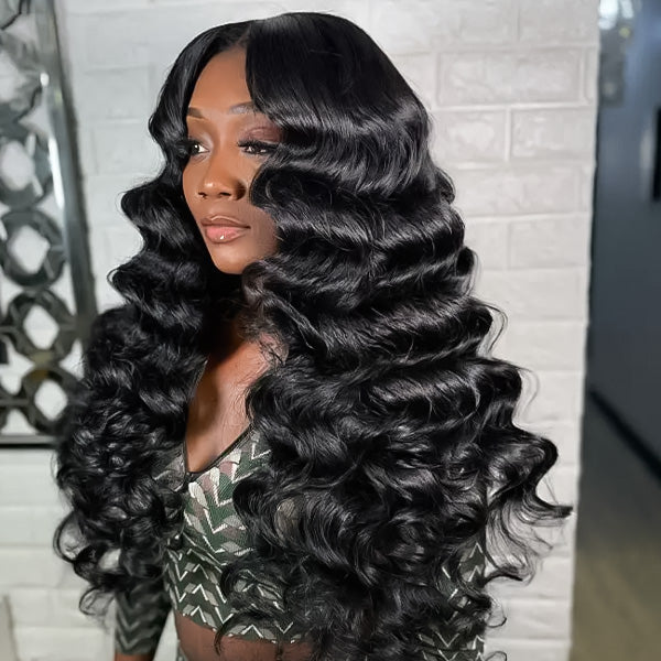 OQ HAIR Loose Deep Wear Go Wig Pre-Cut 9x6 T Part Lace Wig Easy Install Glueless Wig