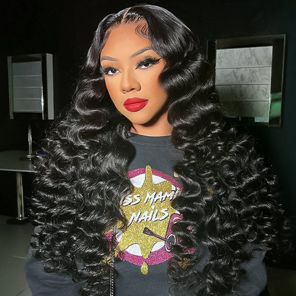 OQ HAIR Loose Deep Wear Go Wig Pre-Cut 9x6 T Part Lace Wig Easy Install Glueless Wig