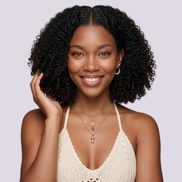 OQ HAIR Pixie Curly V Part Wig Glueless No Leave Out Beginner Friendly Quick Install