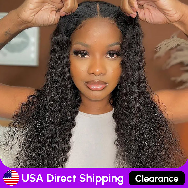 USA Warehouse Clearance | Kinky Curly Wear&Go Glueless Wig Pre Cut HD Lace Wig