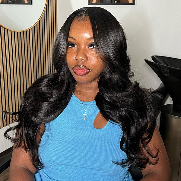 CLEARANCE | Body Wave Pre Cut 7x5 HD Lace Wear Go Glueless Wig With Natural Baby Hair