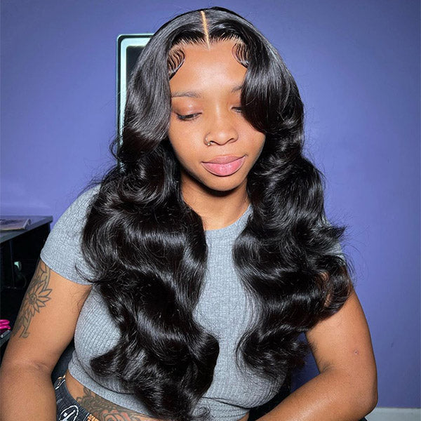 CLEARANCE | Body Wave Pre Cut 7x5 HD Lace Wear Go Glueless Wig With Natural Baby Hair