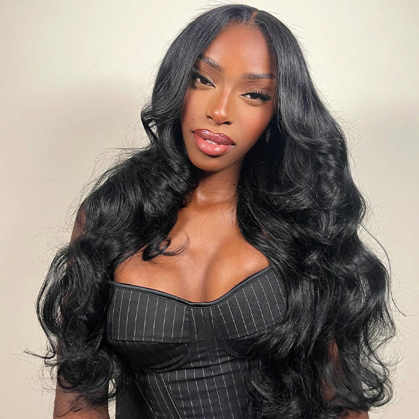 80% OFF | Body Wave Glueless Pre-Cut 9x6 HD Lace Frontal Look Wear Go Wig With Drawstring