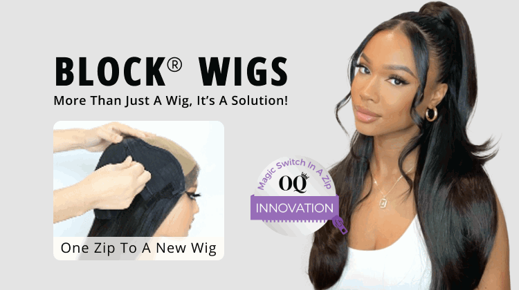 Magic Wig Magic Switch Block Wigs With Replaceable Zip Lace Tops | OQ Hair – OQHAIR