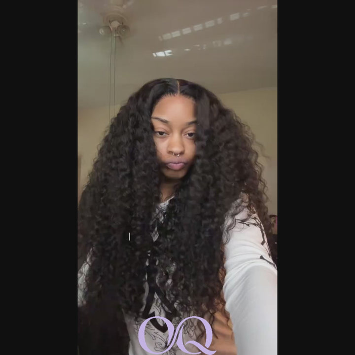 Deep Wave Natural-Looking 13x6 Lace Frontal Human Hair Wig With Natural Melt Hairline