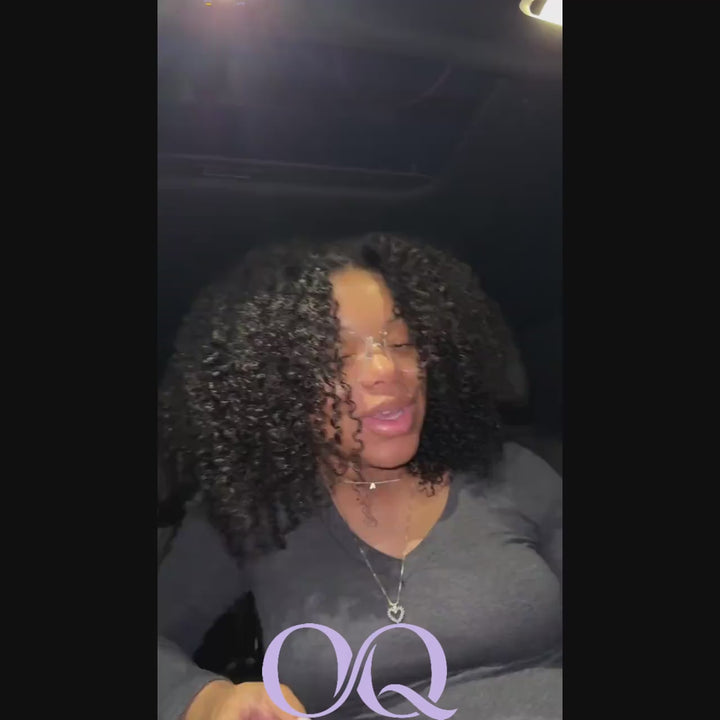 Tight Curls Afro Curly HD Lace Wigs Pre Plucked Human Hair Lace Front Wigs For Women