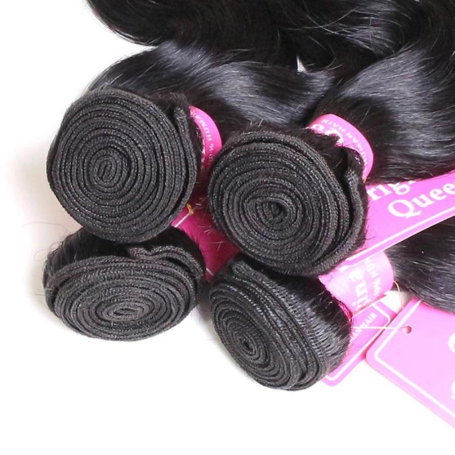 4 Bundles Loose Wave Human Virgin Hair Natural Black -OQHAIR - ORIGINAL QUEEN HAIR