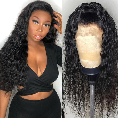 OQHAIR Healthy Full Lace Wigs Water Wave Virgin Human Hair HD Transparent Lace Wigs - ORIGINAL QUEEN HAIR