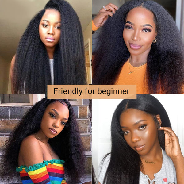 Crisp Kinky Straight V Part Wig Capture Collection Crisp Kinky Straight V Part Wig Capture Collection