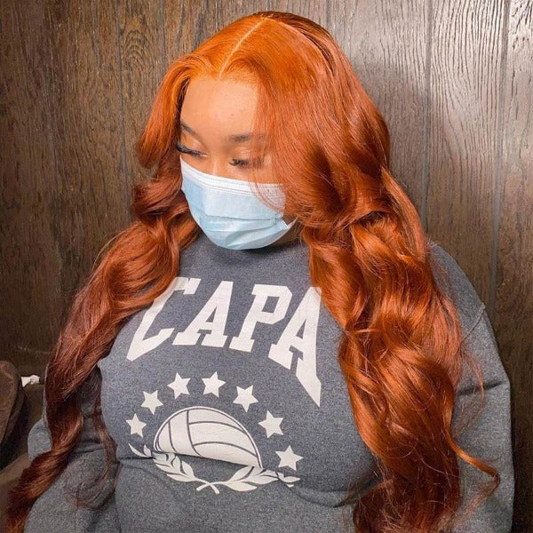 Ginger Lace Front Wig Loose Wave Hair Wig