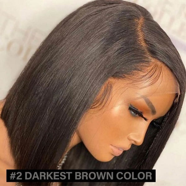 Bob Lace Front Wigs Color Human Hair Wigs 13x4 Wigs