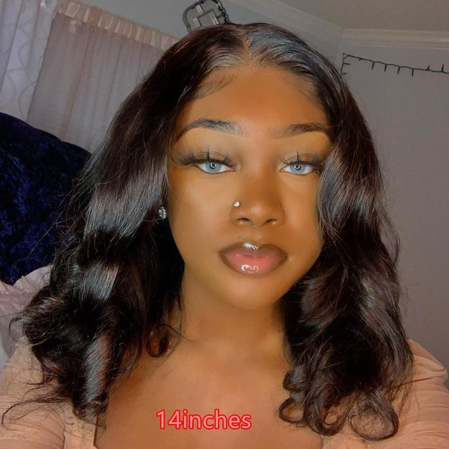 wavy bob wigs 14 inch length