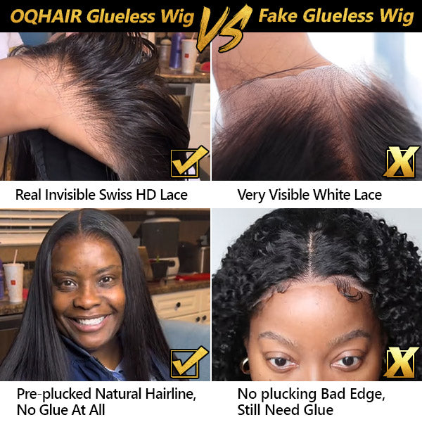 Kinky Straight Highlight Brown Color HD Lace Glueless Wigs Human Hair