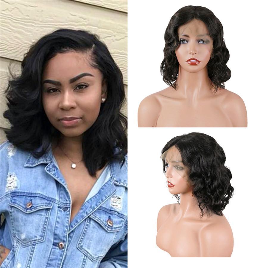 Body Wave Lace Front Bob Wig Human Hair