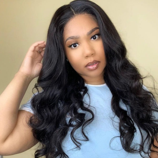 5x5 Lace Closure Wigs Body Wave Human Hair Wig