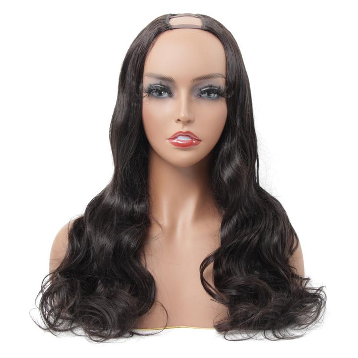 U Part Wigs Human Hair Wigs for Women Brazilian Body Wave None lace front wigs Glueless Hair Extension Clip - ORIGINAL QUEEN HAIR