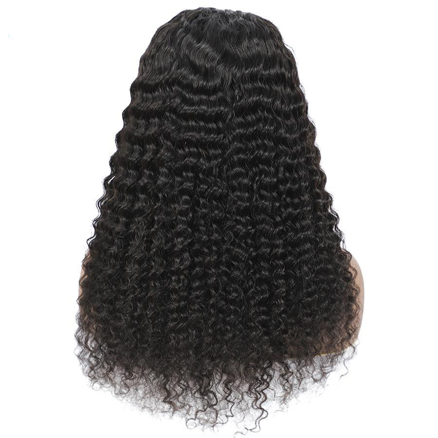 Deep Wave Human Virgin Hair Lace Part Wigss | OQHAIR
