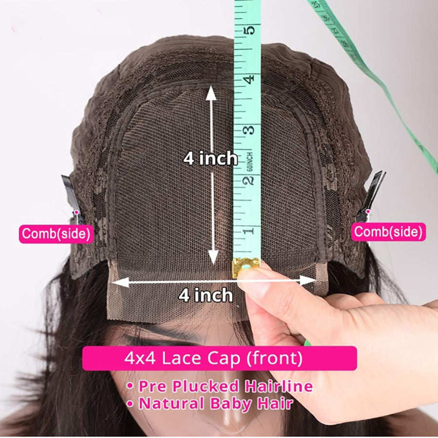 4x4 Lace Closure Wig Human Hair Brazilian Body Wave Lace Wigs for Women Human Hair Wigs