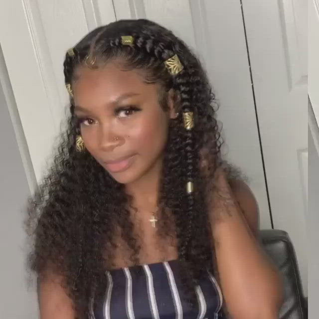 Amazon.com : BLG Burmese Curly Human Hair Half Wig for Black