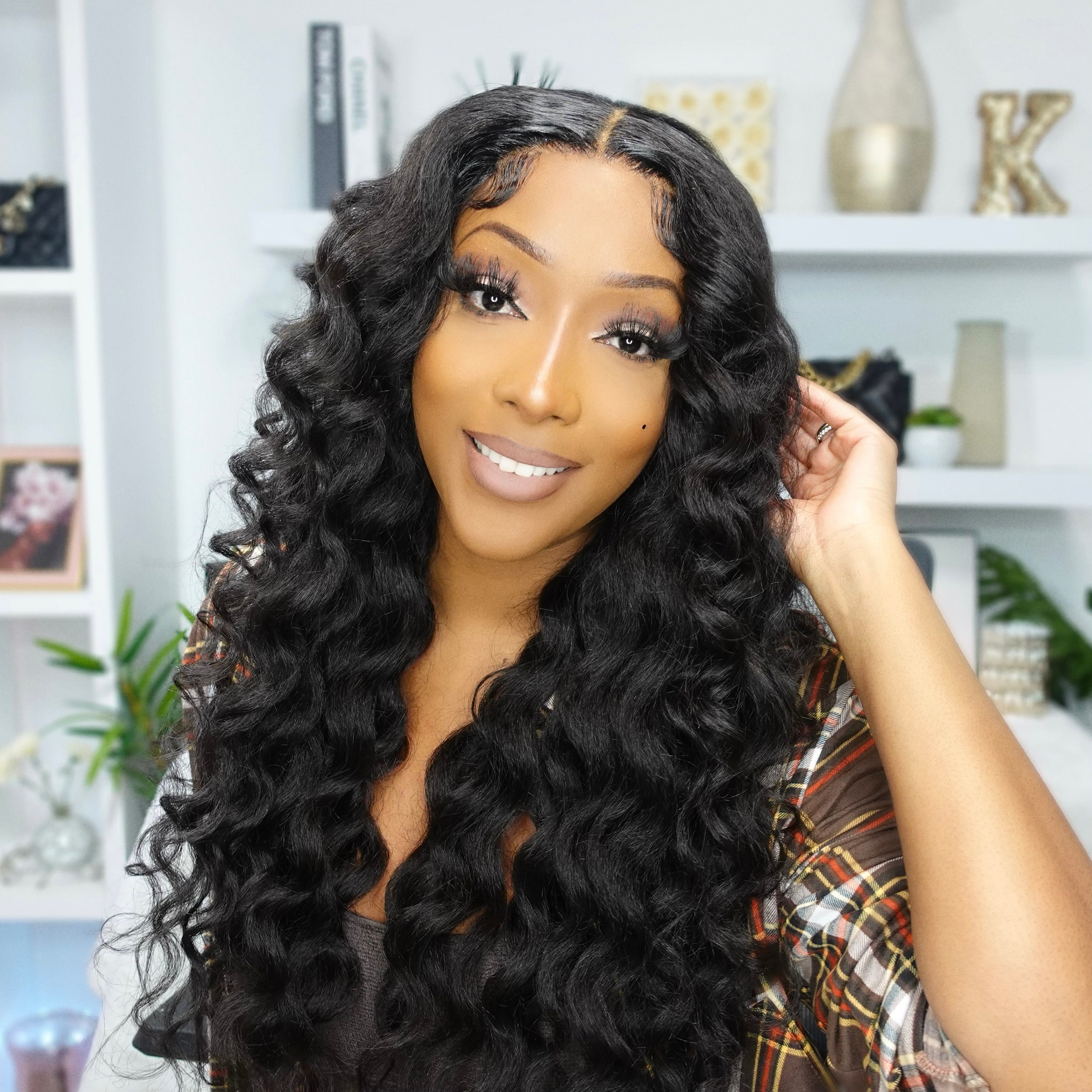 Full Kinky Straight Preplucked Human Virgin Hair 4 4 Lace Closure