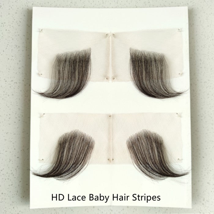 OQHAIR Reusable HD lace Fluff Babyhair Edge Stripes Super Tiny Knots